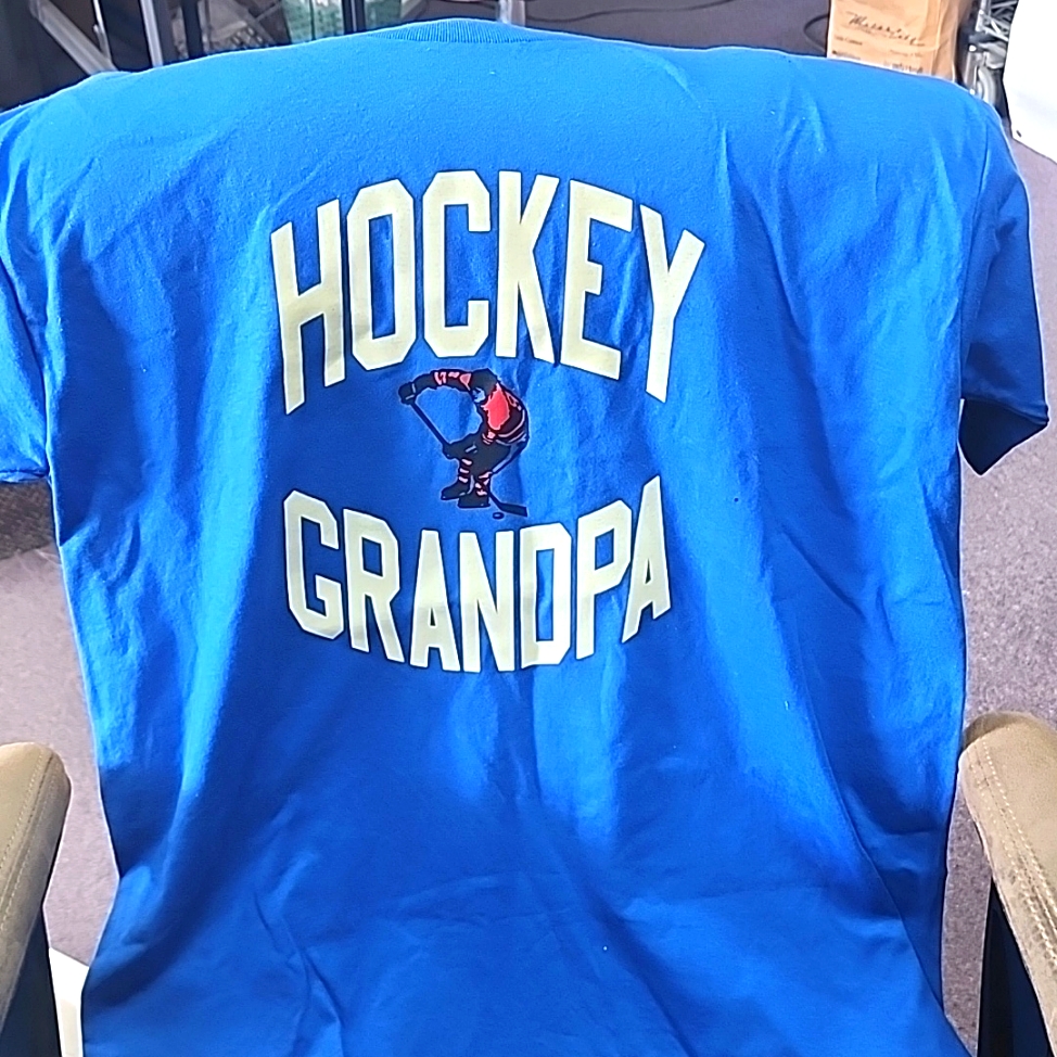 Hockey Grandpa Hockey Tshirt
